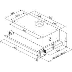 Витяжка Beko HNT61310X, пакування пошкоджене, товар цілий.